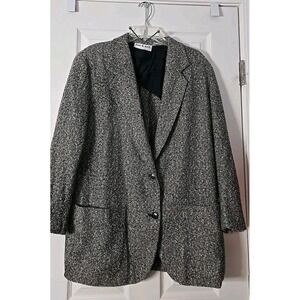 Anne Klein 11 Womans 100%‎ Wool Blazer Size Large